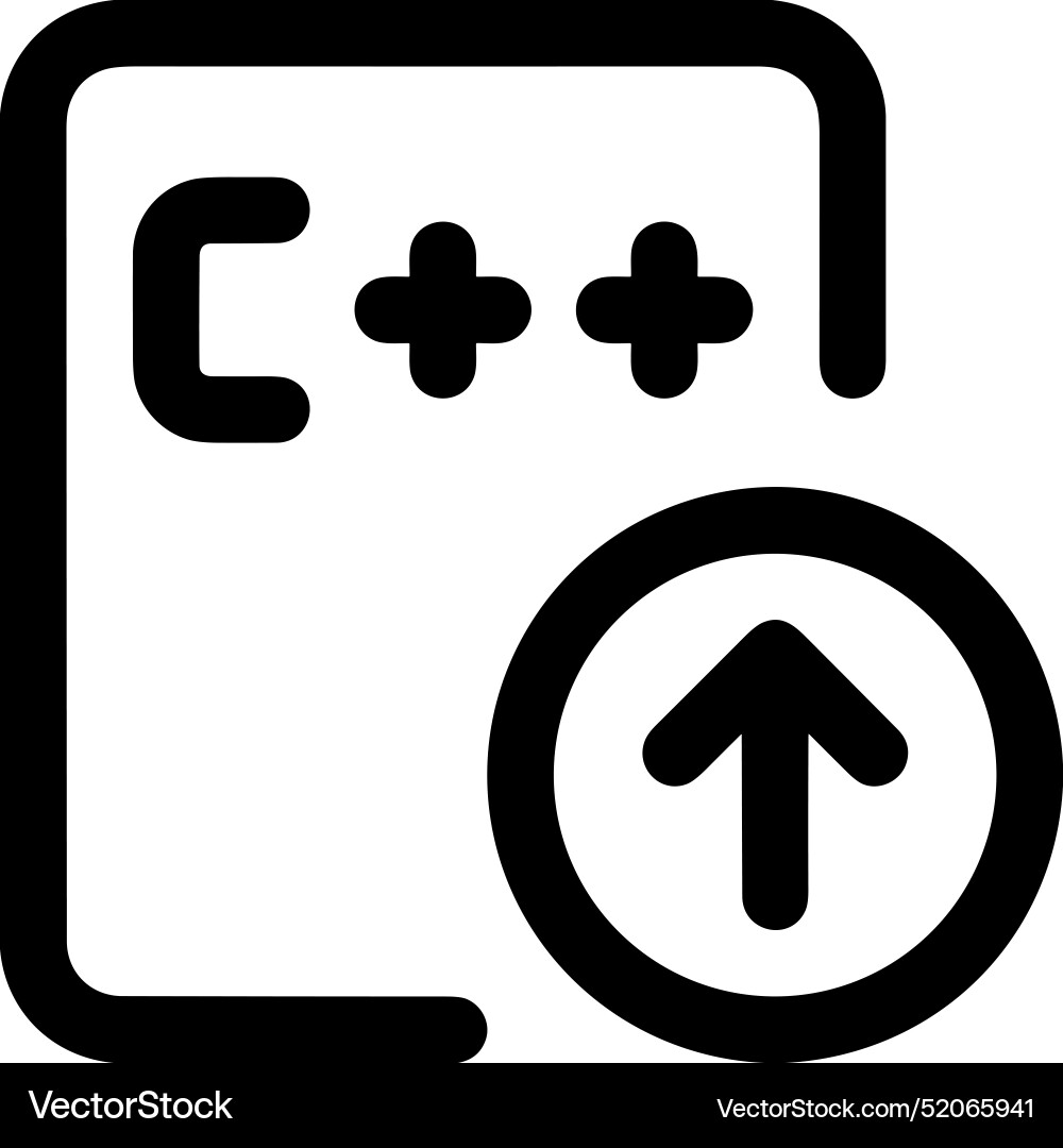 Upload outline icon symbol image Upload outline icon symbol image Vector Image