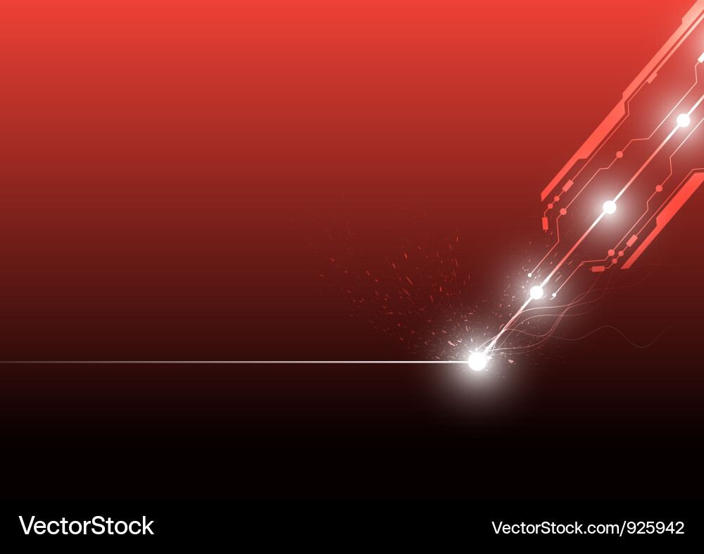 Abstract Circuit Technology Background Vector Image