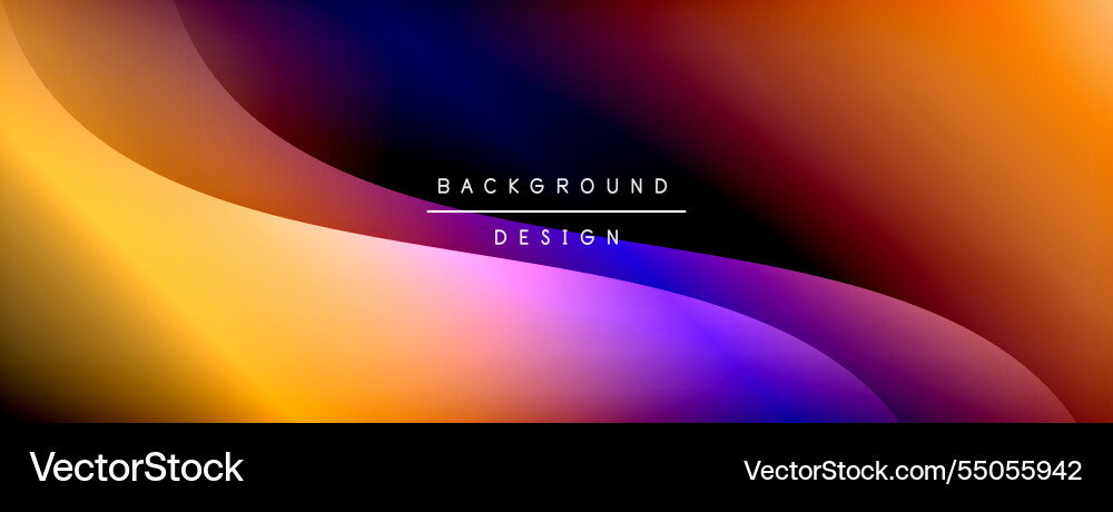 Bright rainbow style color gradient with curve Bright rainbow style color gradient with curve vector image
