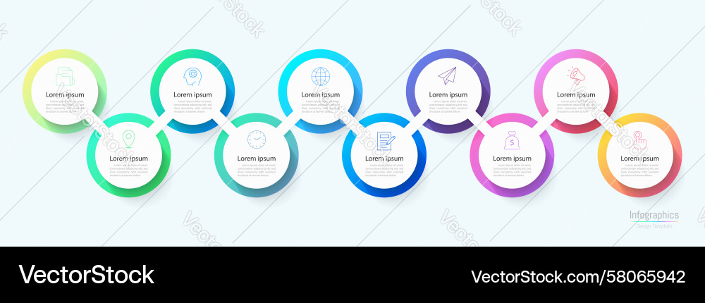 Data Options & Layout Concepts Vector Image