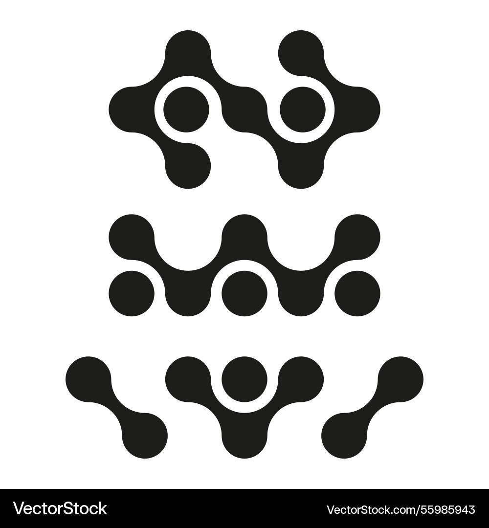 Abstract pattern icon geometric circular shapes Abstract pattern icon geometric circular shapes Vector Image