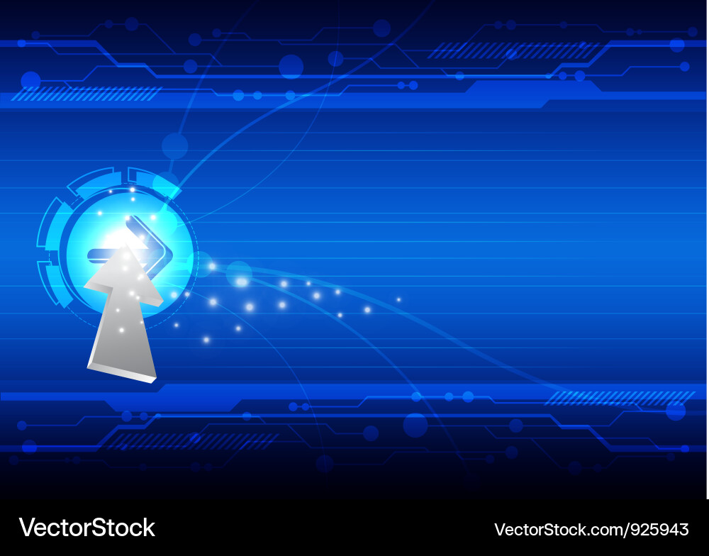 Cursor click arrow button Vector Image