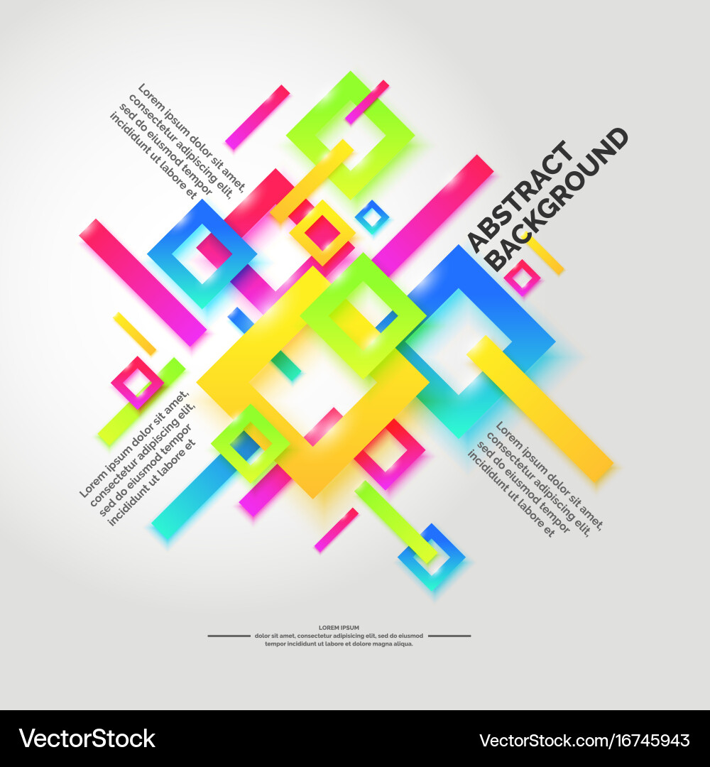 Geometric Abstract Background Vector Image