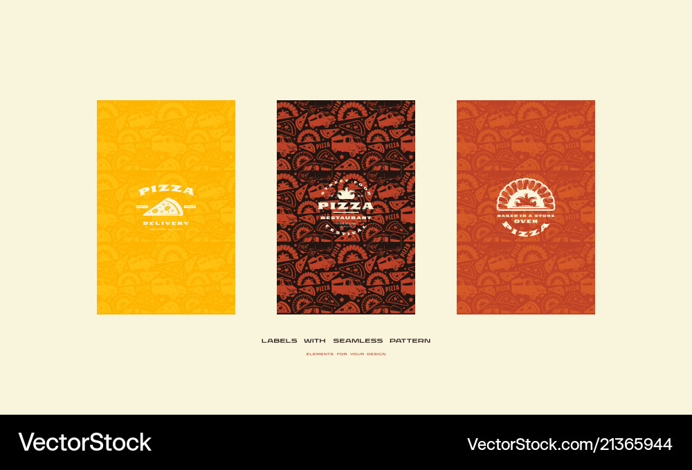 Set menu cover and seamless pattern Set menu cover and seamless pattern vector image