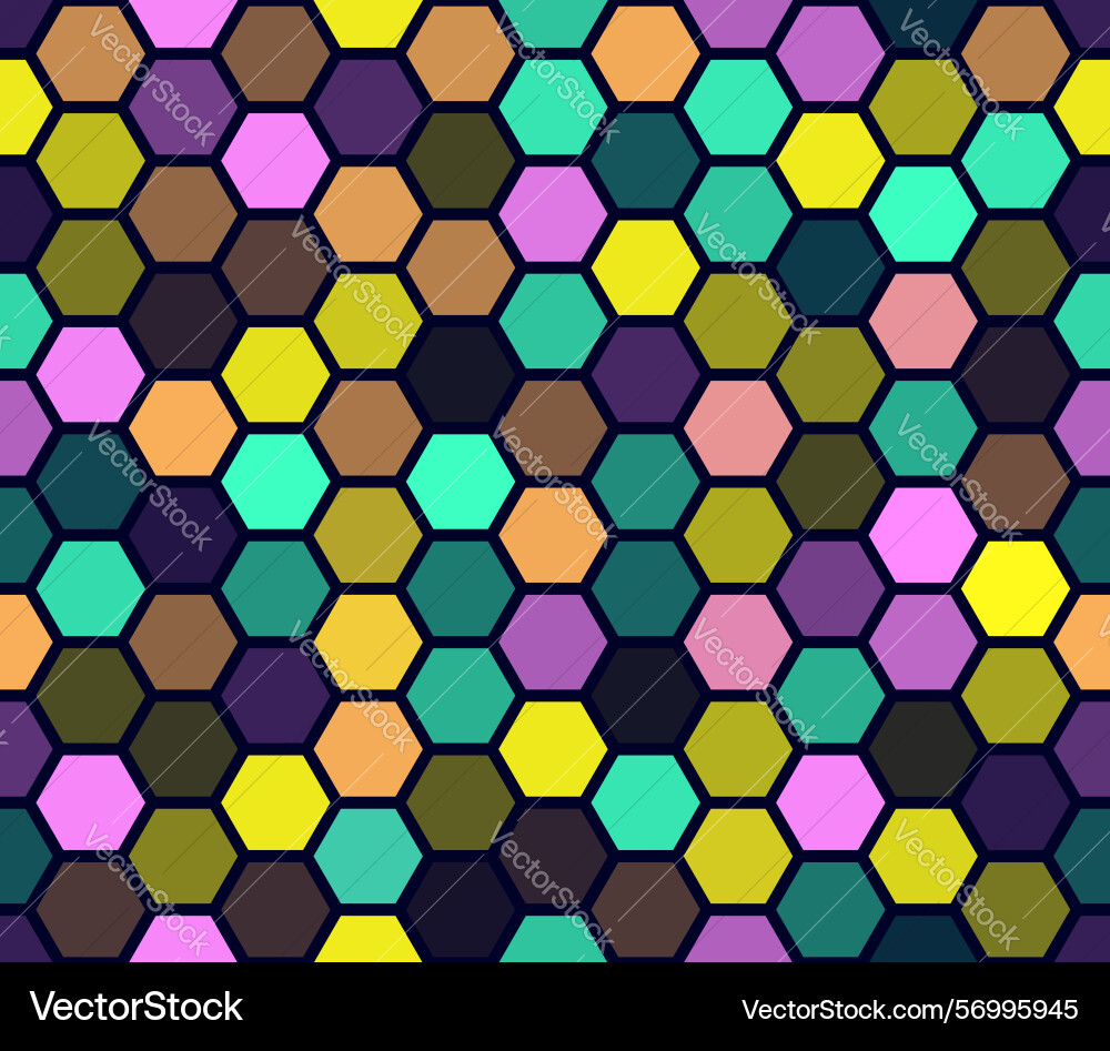 A vibrant abstract pattern featuring interlocking A vibrant abstract pattern featuring interlocking vector image