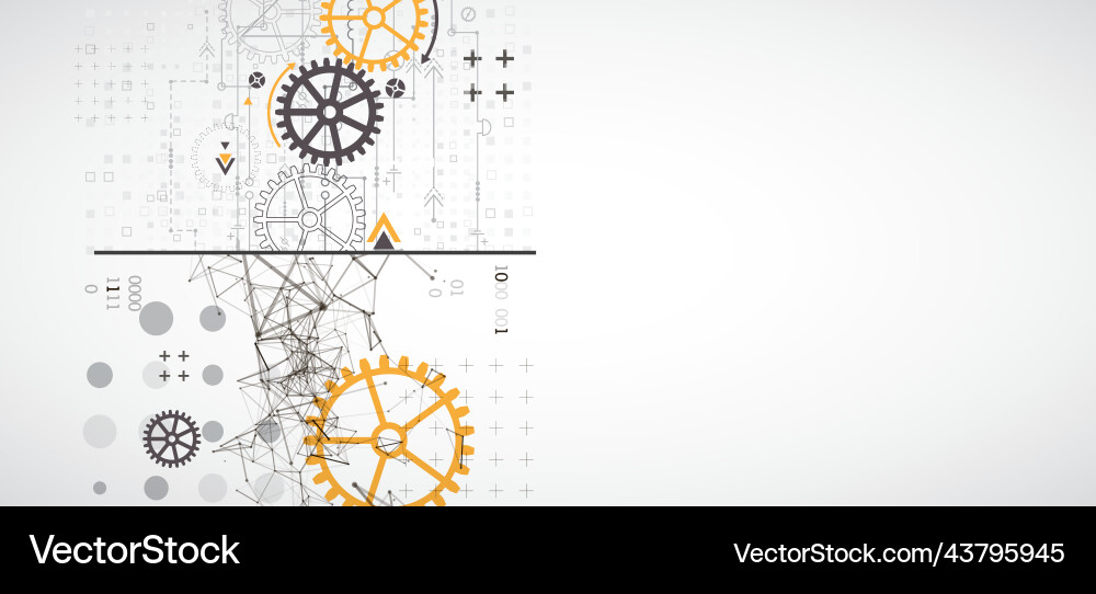 Abstract background on technological Abstract background on technological vector image