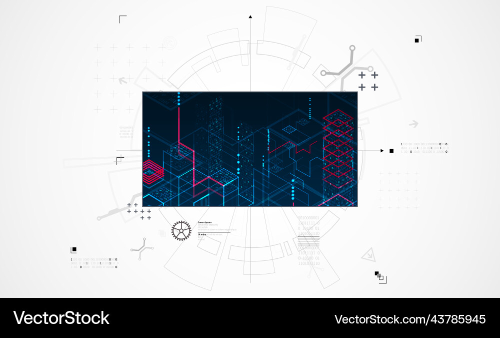 Abstract technology background communication Abstract technology background communication vector image