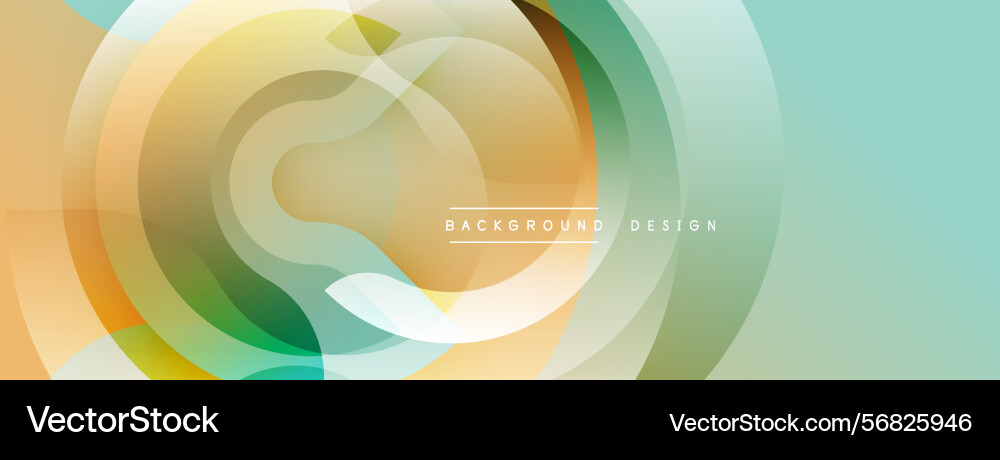 Abstract flowing shapes soft colors create modern Abstract flowing shapes soft colors create modern vector image