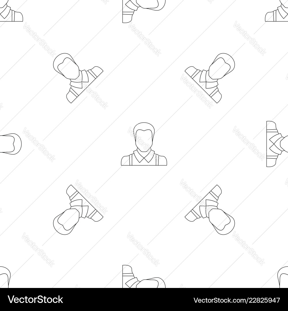 Man avatar pattern seamless Man avatar pattern seamless vector image
