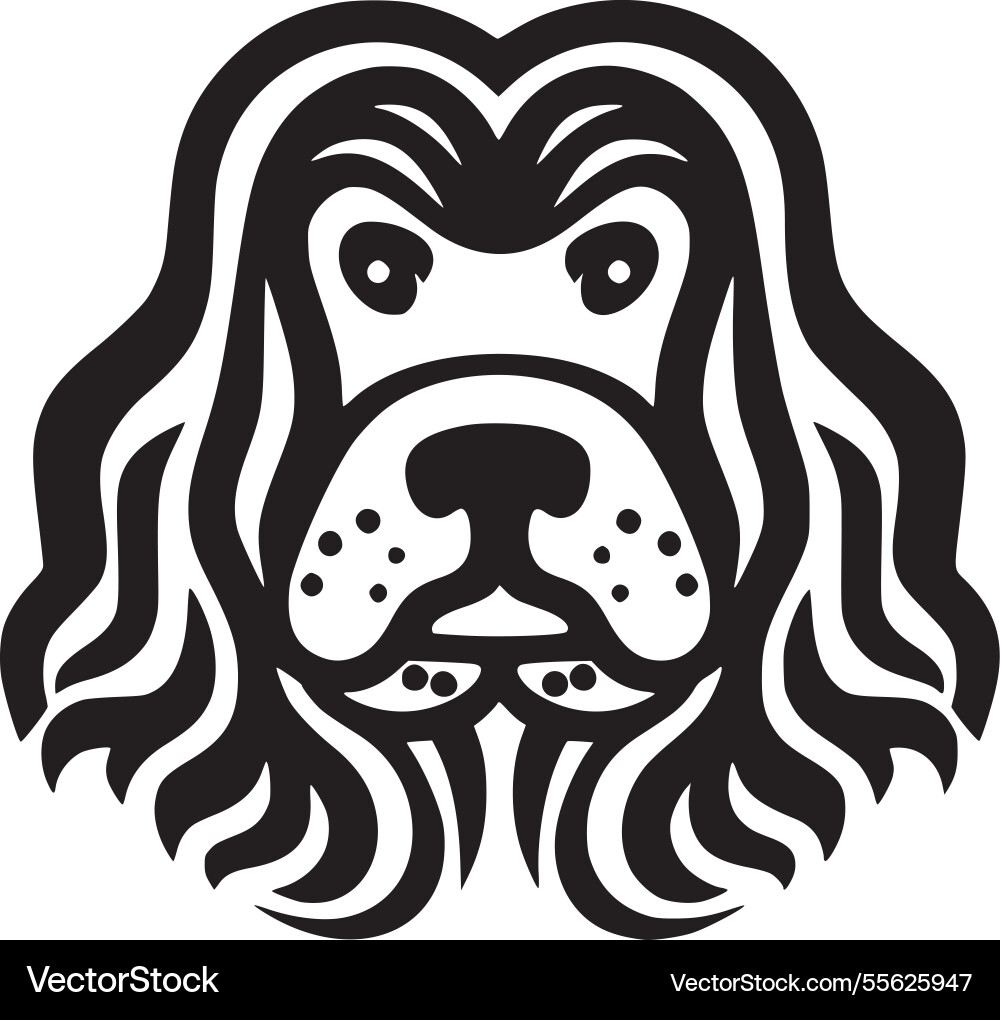 Poodle dog - minimalist and flat logo Poodle dog - minimalist and flat logo vector image