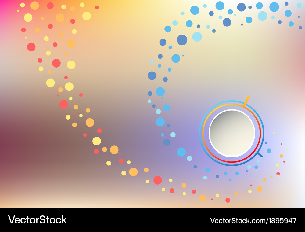 Spiral abstraction on mesh backdrop Vector Image