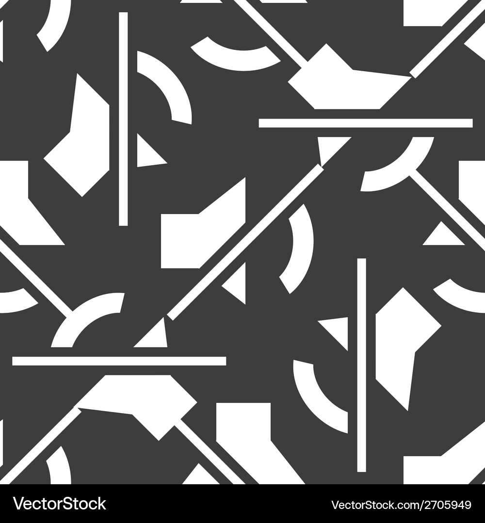 Mute sound web icon flat design seamless pattern Vector Image