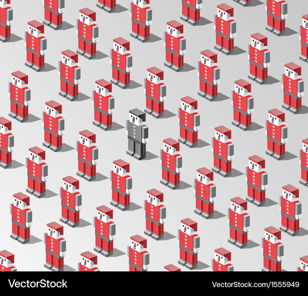 Robots vector image