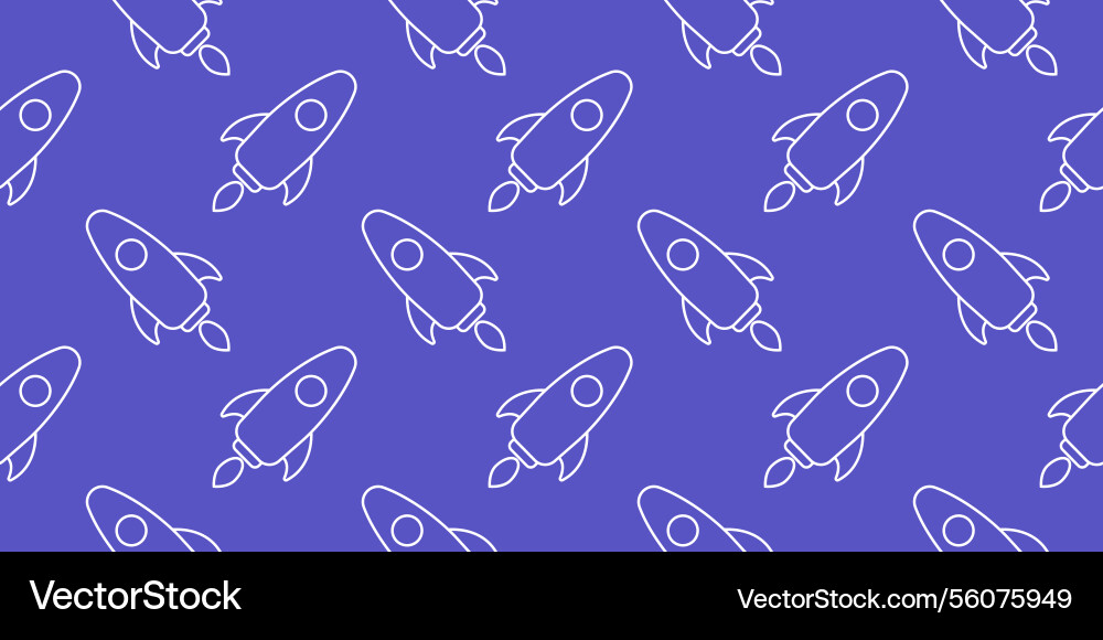 Spaceships in a vivid pattern create lively Spaceships in a vivid pattern create lively Vector Image