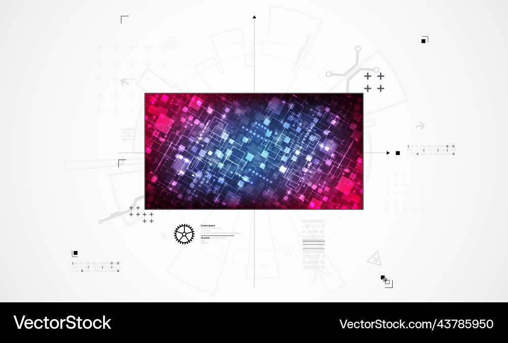 Abstract technology background communication Vector Image