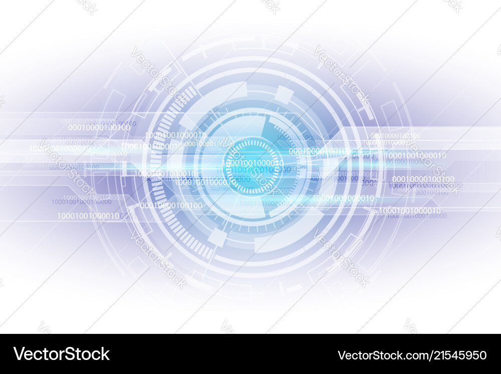Digital Matrix Technologie Hintergrund vektorbild