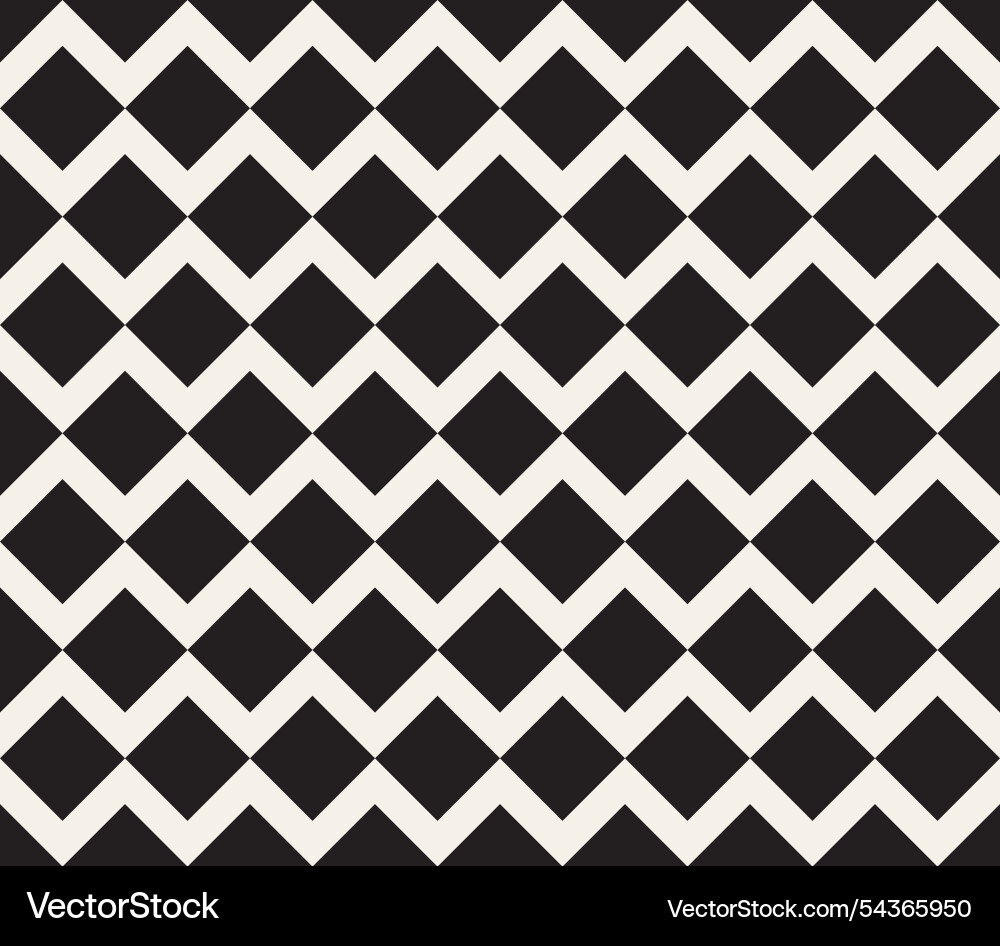 Seamless pattern repeating geometric elements Vector Image