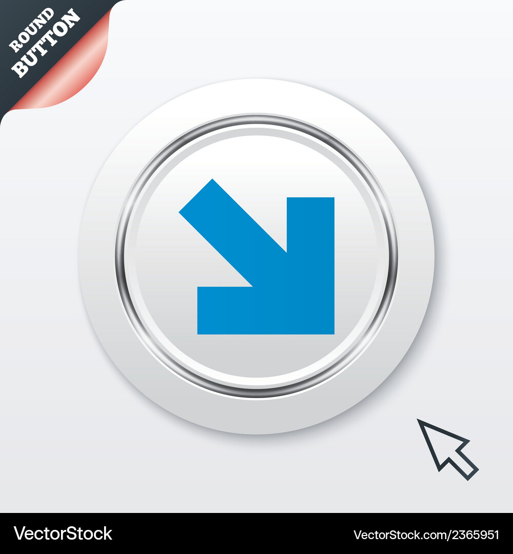 Arrow sign icon next button navigation symbol Vector Image