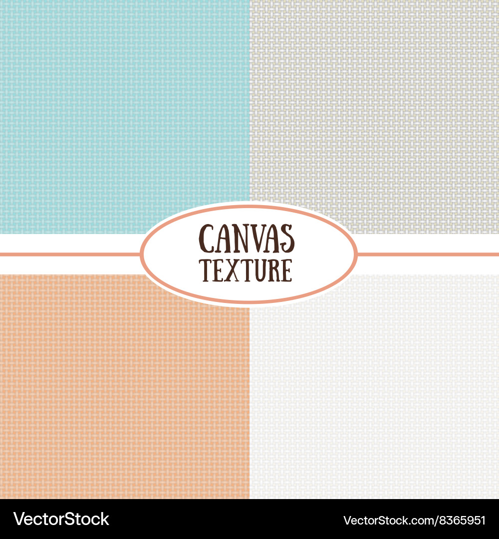 Canvas Texture Seamless Pattern vector image