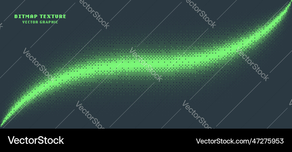 Dither pattern bitmap texture smooth curved Dither pattern bitmap texture smooth curved vector image