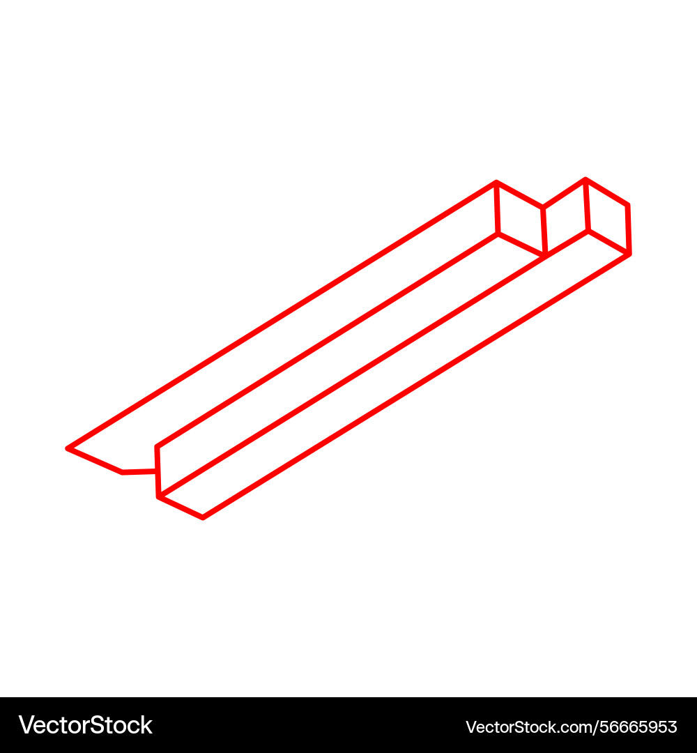 Impossible shapes web design element optical Impossible shapes web design element optical vector image