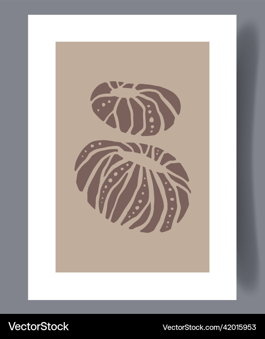 Scandinavian Abstract Print Set Vector Image