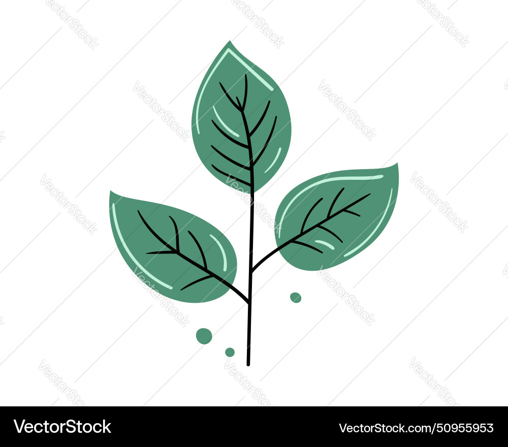 Sprout with leaf icon plant symbol of nature Sprout with leaf icon plant symbol of nature vector image