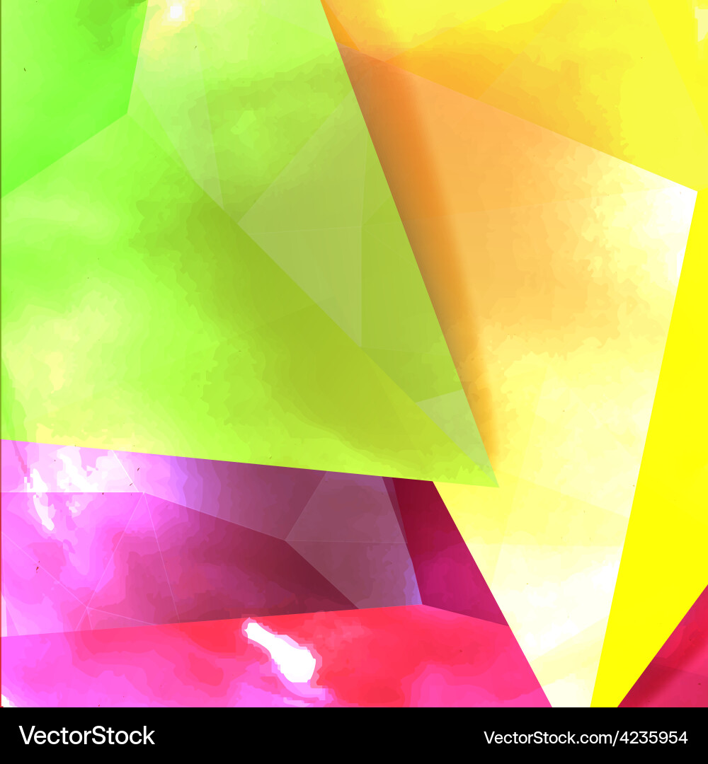 Background abstract polygon triangles vector image