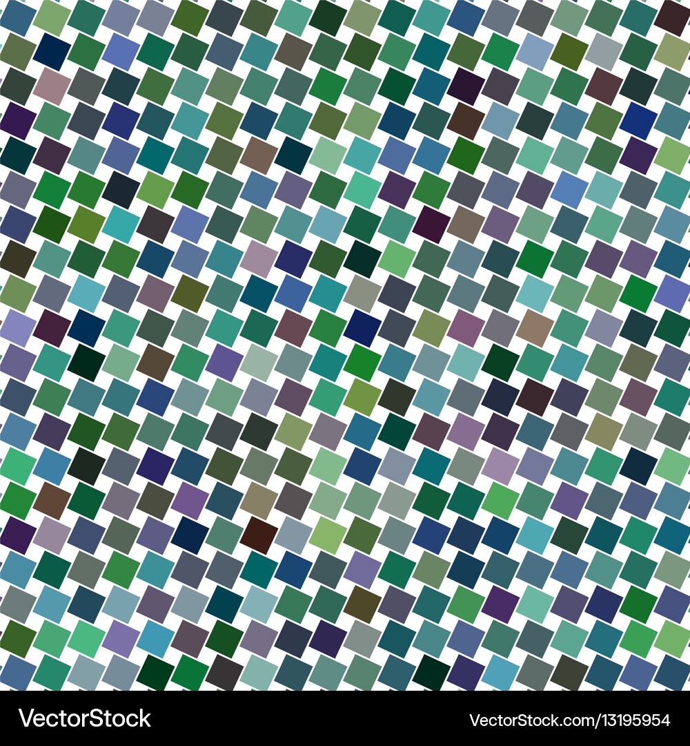 Colorful angular square pattern background Vector Image