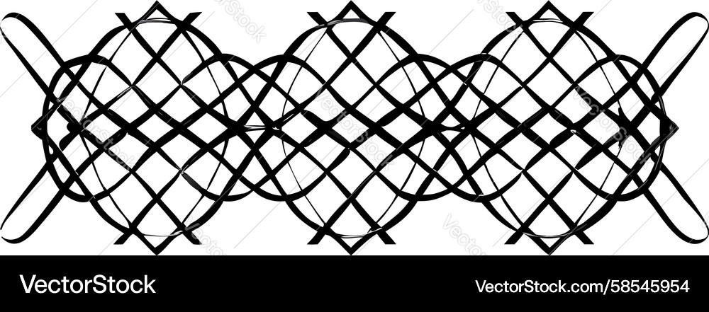 Diamond Grid Mesh Pattern Vector Image