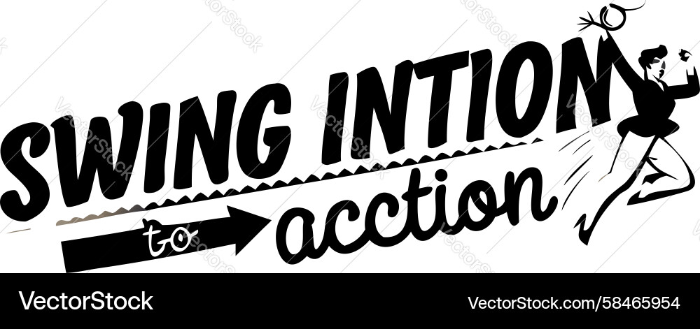 Dynamic Flow Instinctive Movement Vector Image