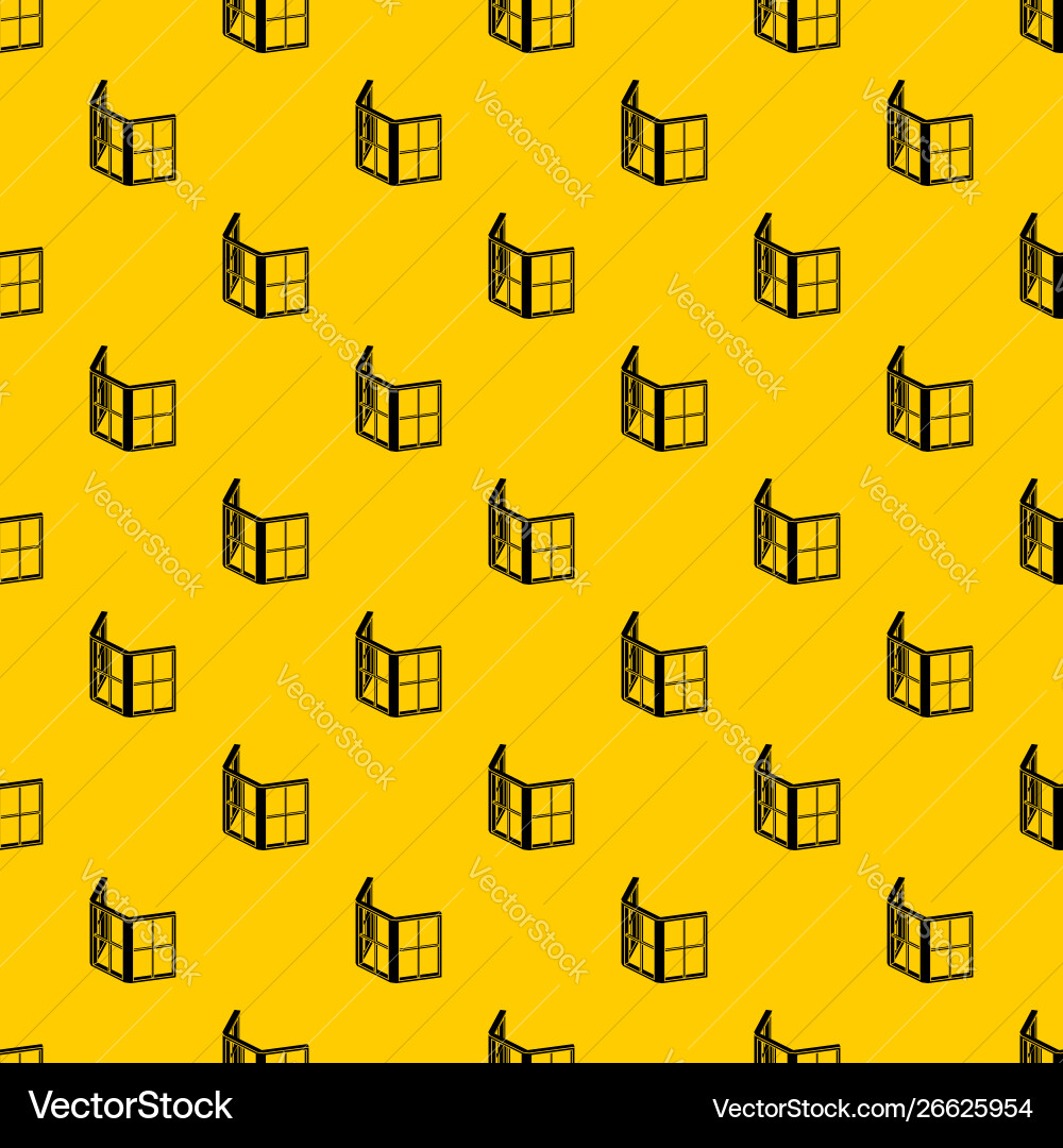 Facade window frame pattern Facade window frame pattern Vector Image