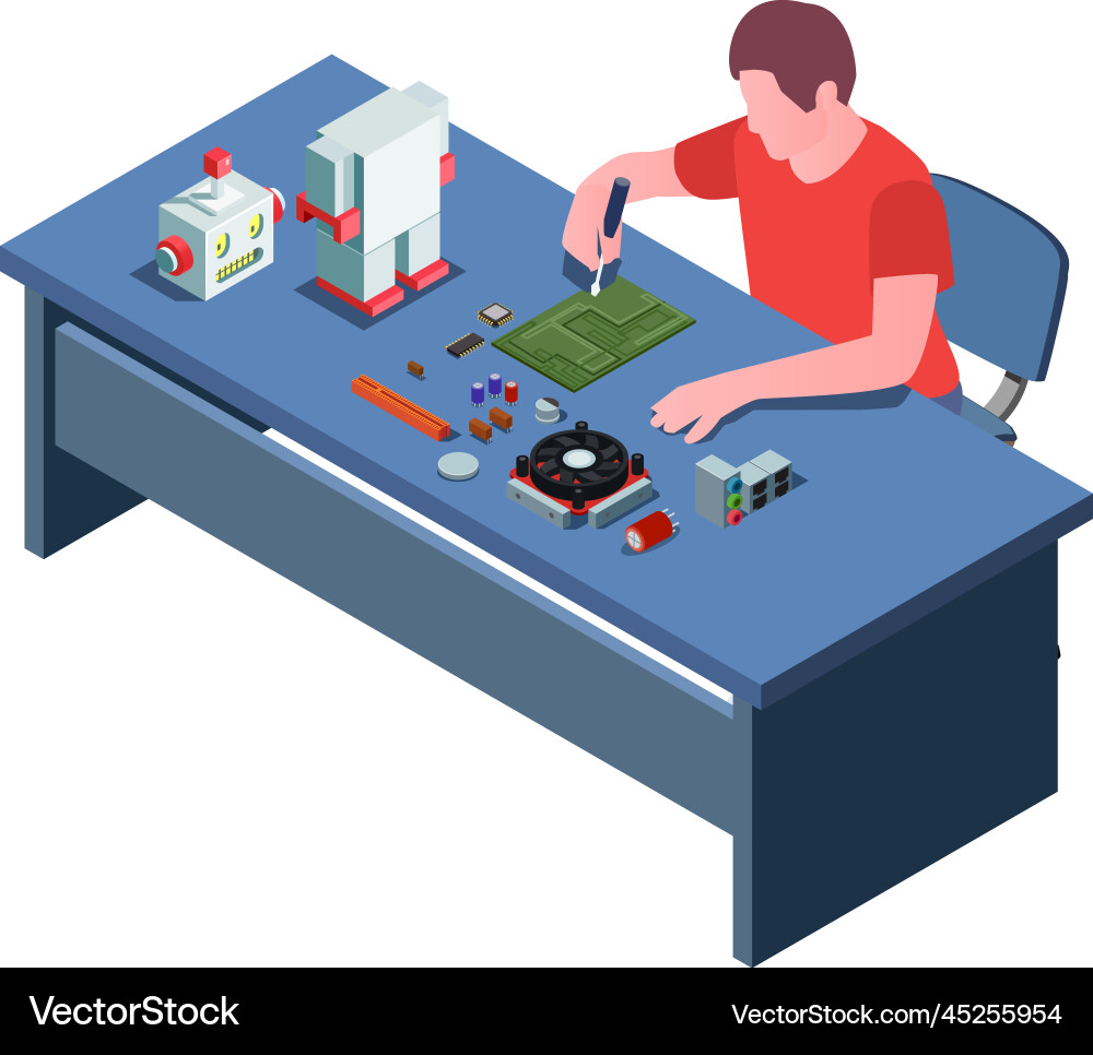 Stem education icon vector image