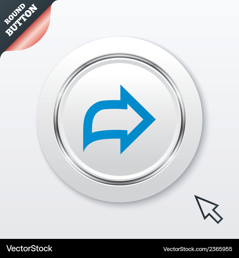 Arrow sign icon next button navigation symbol Vector Image