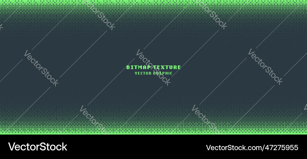 Dither pattern bitmap texture border gradient Dither pattern bitmap texture border gradient vector image