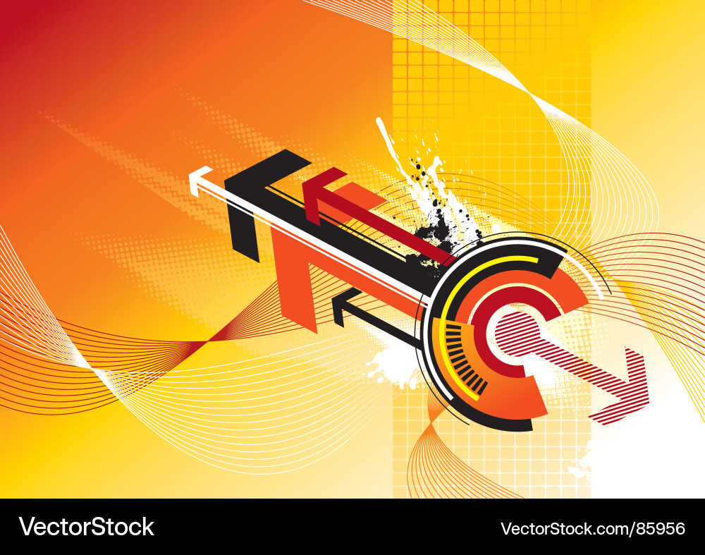 Abstract Tech Background Vector Image