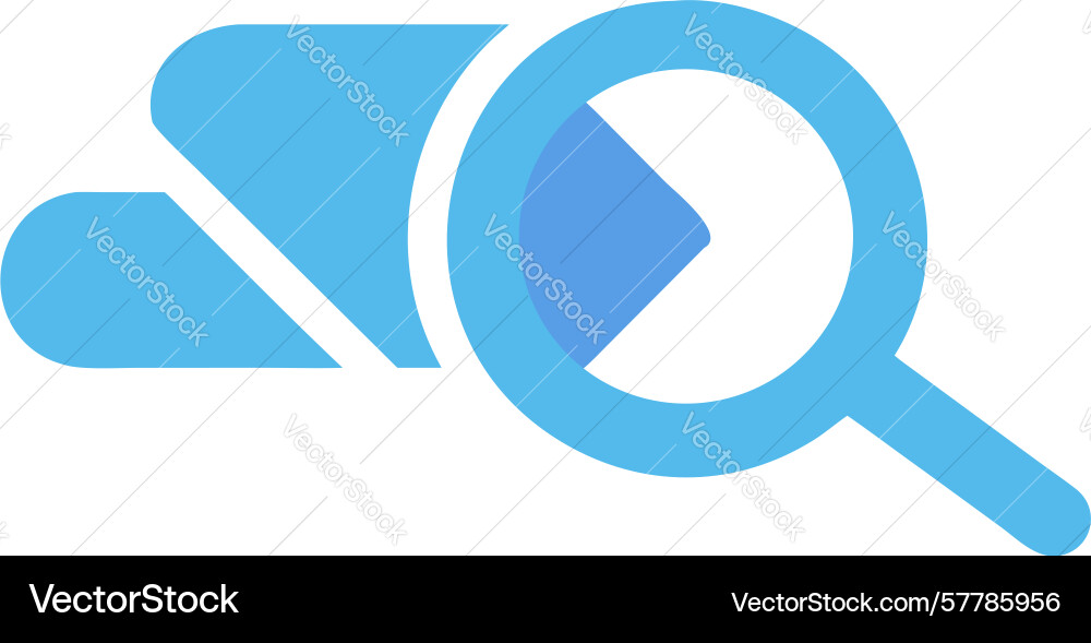 Document search organized information design vector image