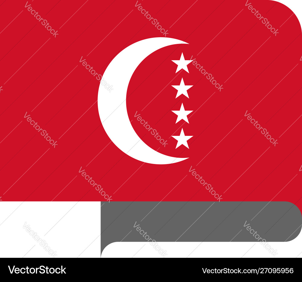Flag horizontal shape pointer for world map Flag horizontal shape pointer for world map vector image