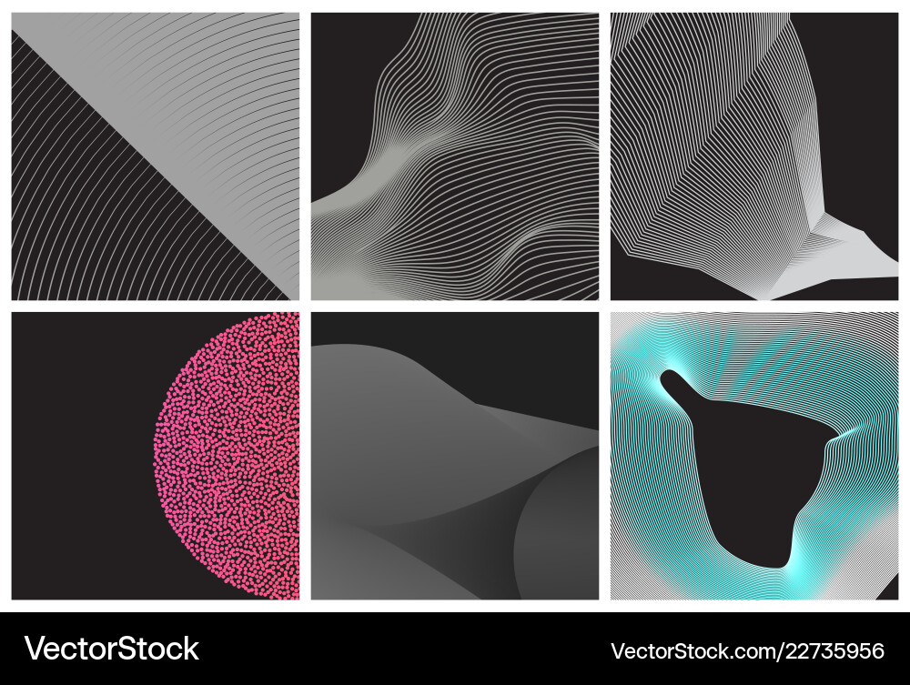 Universal set geometric shape with text template Universal set geometric shape with text template vector image
