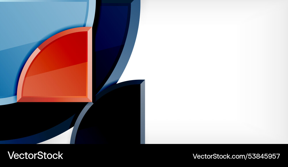 Abstract background - circles and round triangles Abstract background - circles and round triangles vector image