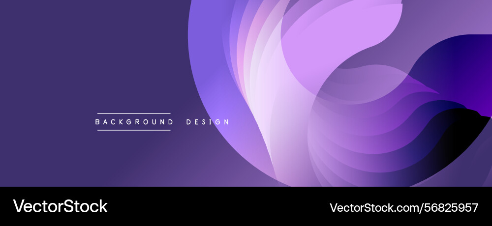 Abstract purple layers create flowing dynamic Abstract purple layers create flowing dynamic vector image