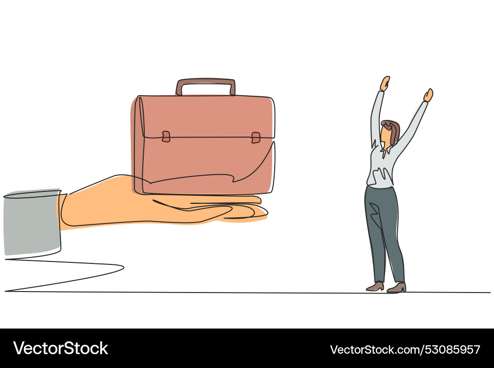 Ai 4single Continuous Line Drawing Businesswoman Vector Image Ai 4single Continuous Line Drawing Businesswoman Vector Image