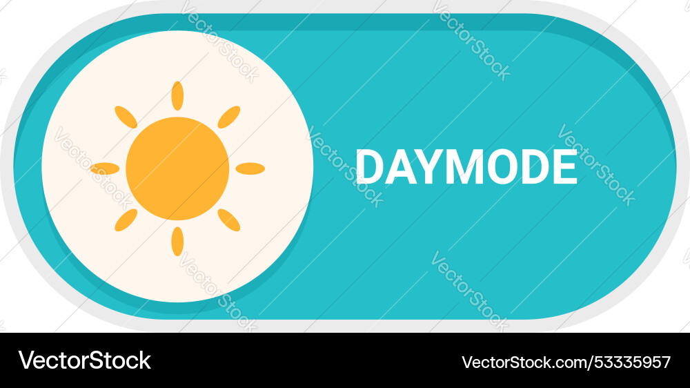 Day mode button showing daytime and nighttime Vector Image