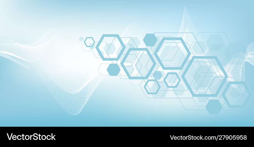 Abstract medical background dna research molecule Abstract medical background dna research molecule vector image