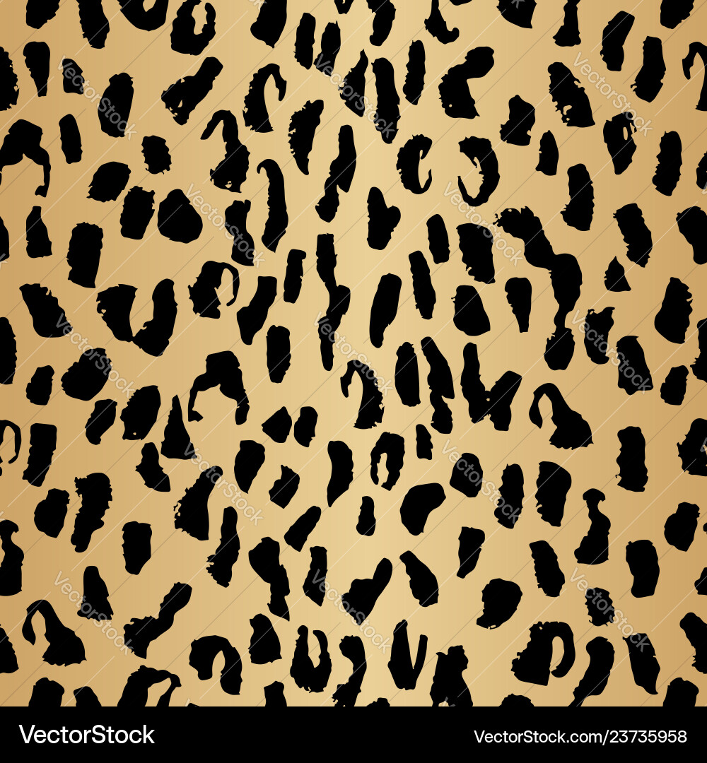 Leopard seamless pattern in beige gradient Leopard seamless pattern in beige gradient vector image