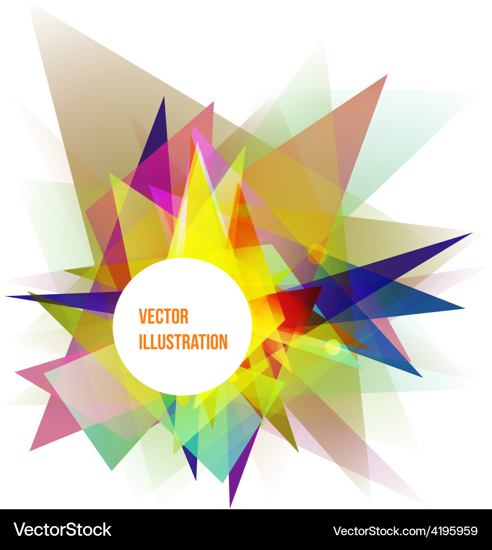 Dynamic Geometric Abstract Background vector image
