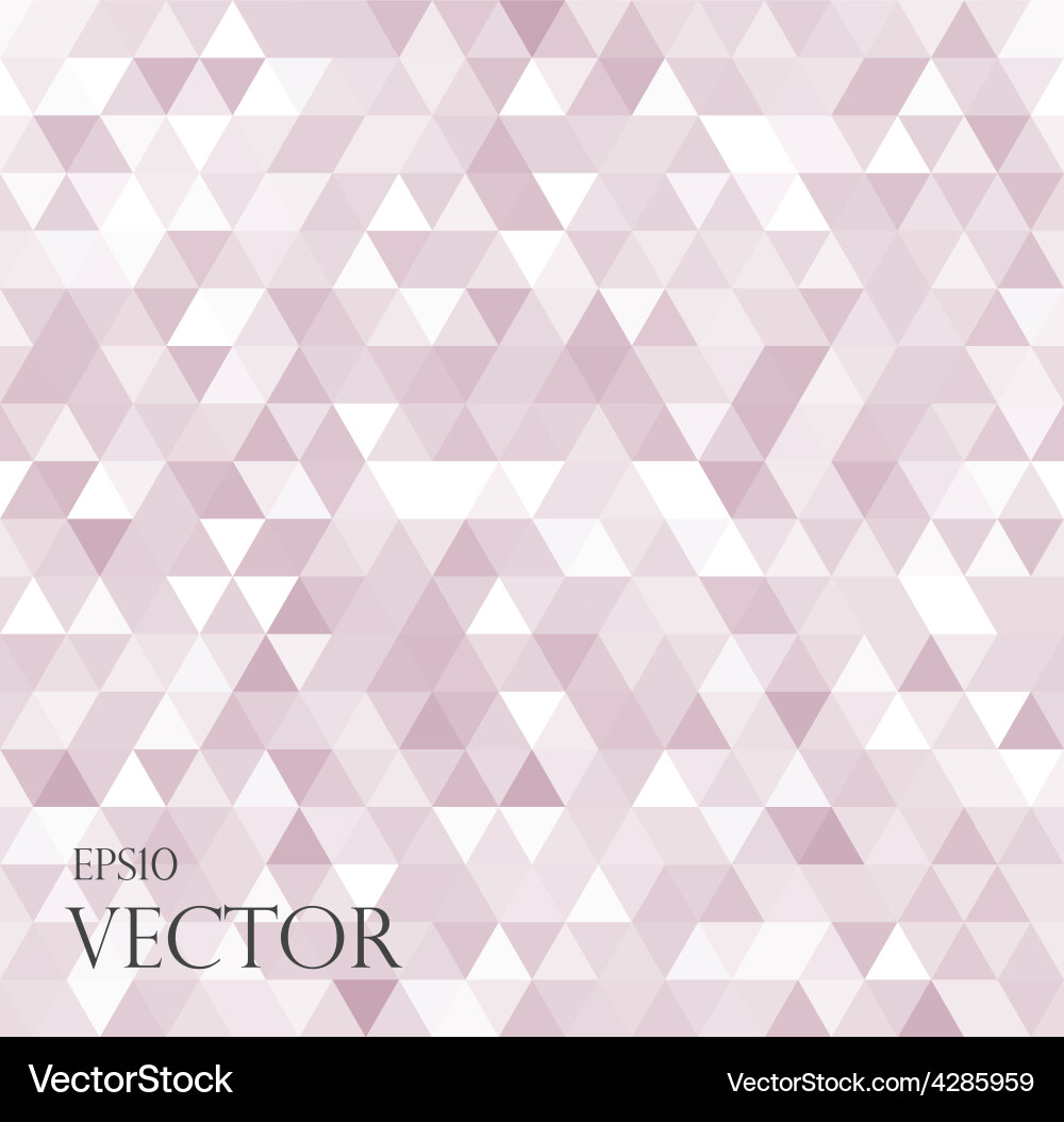 Modern white abstract background with triangles Vector Image