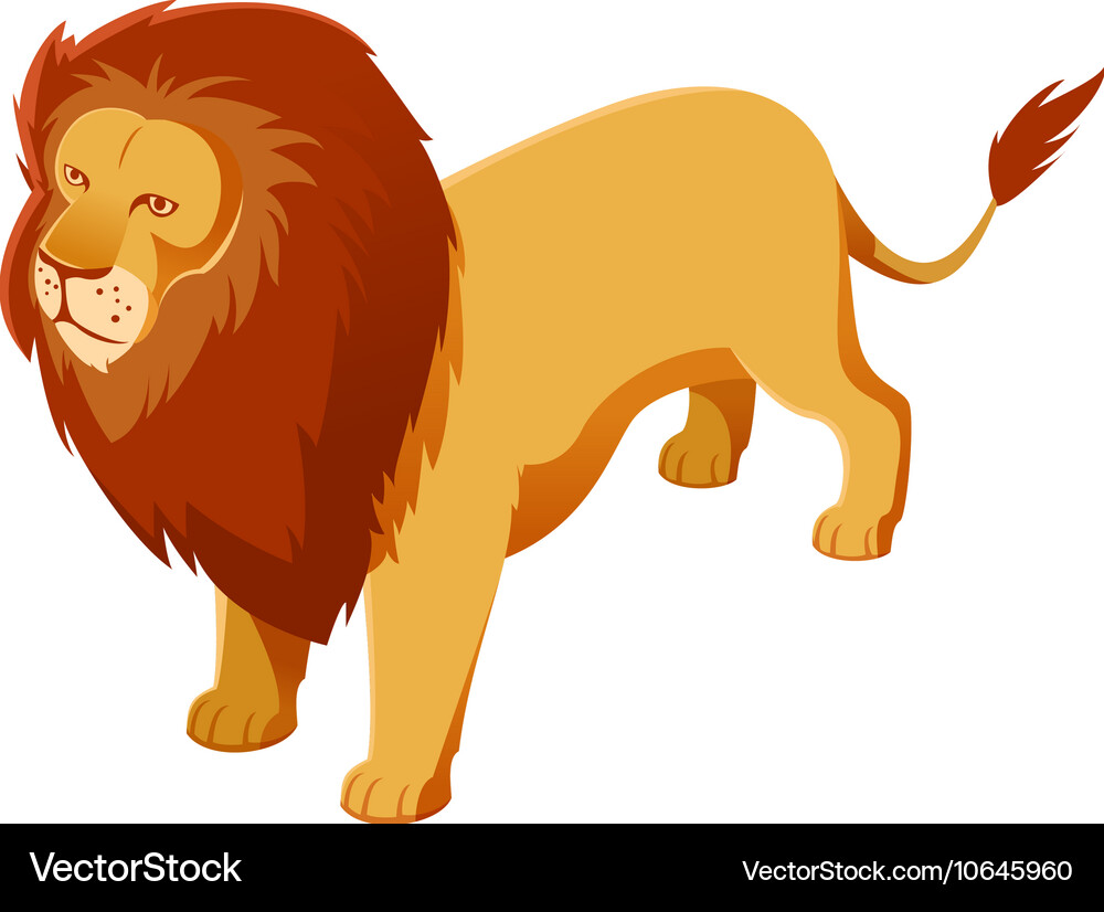 Isometrischer Lion Icon Vektorbild