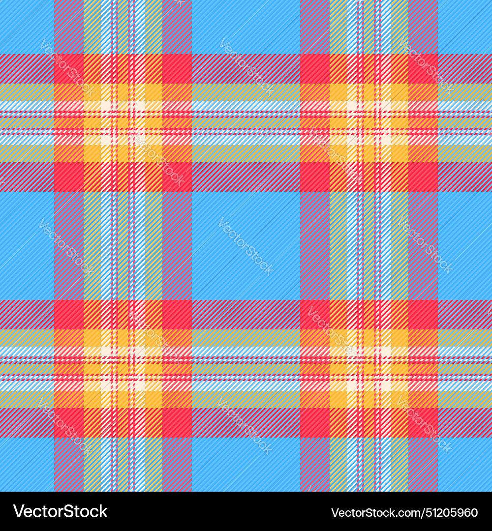 Textile pattern texture of background plaid Vector Image
