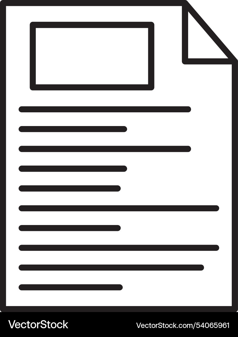 File line icon design Vector Image